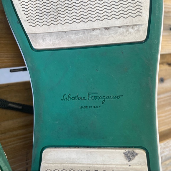 Salvatore Ferragamo Newport Suede Sneakers - Picture 9 of 10